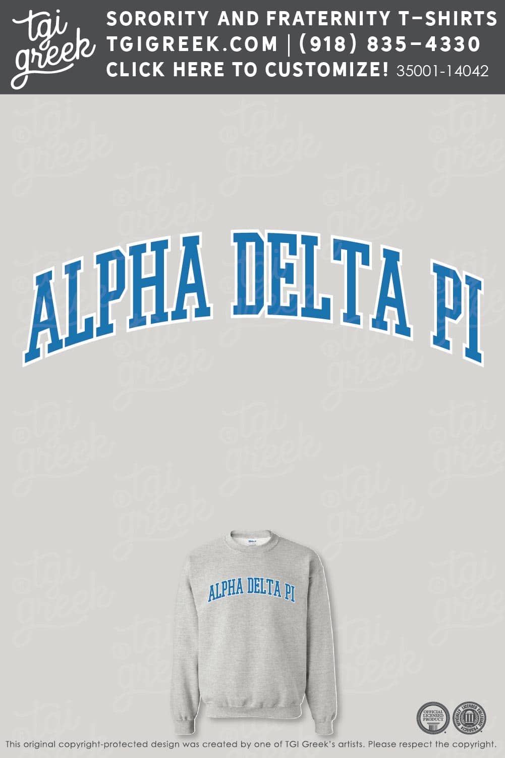Alpha Delta Pi – LSU PR Crewneck