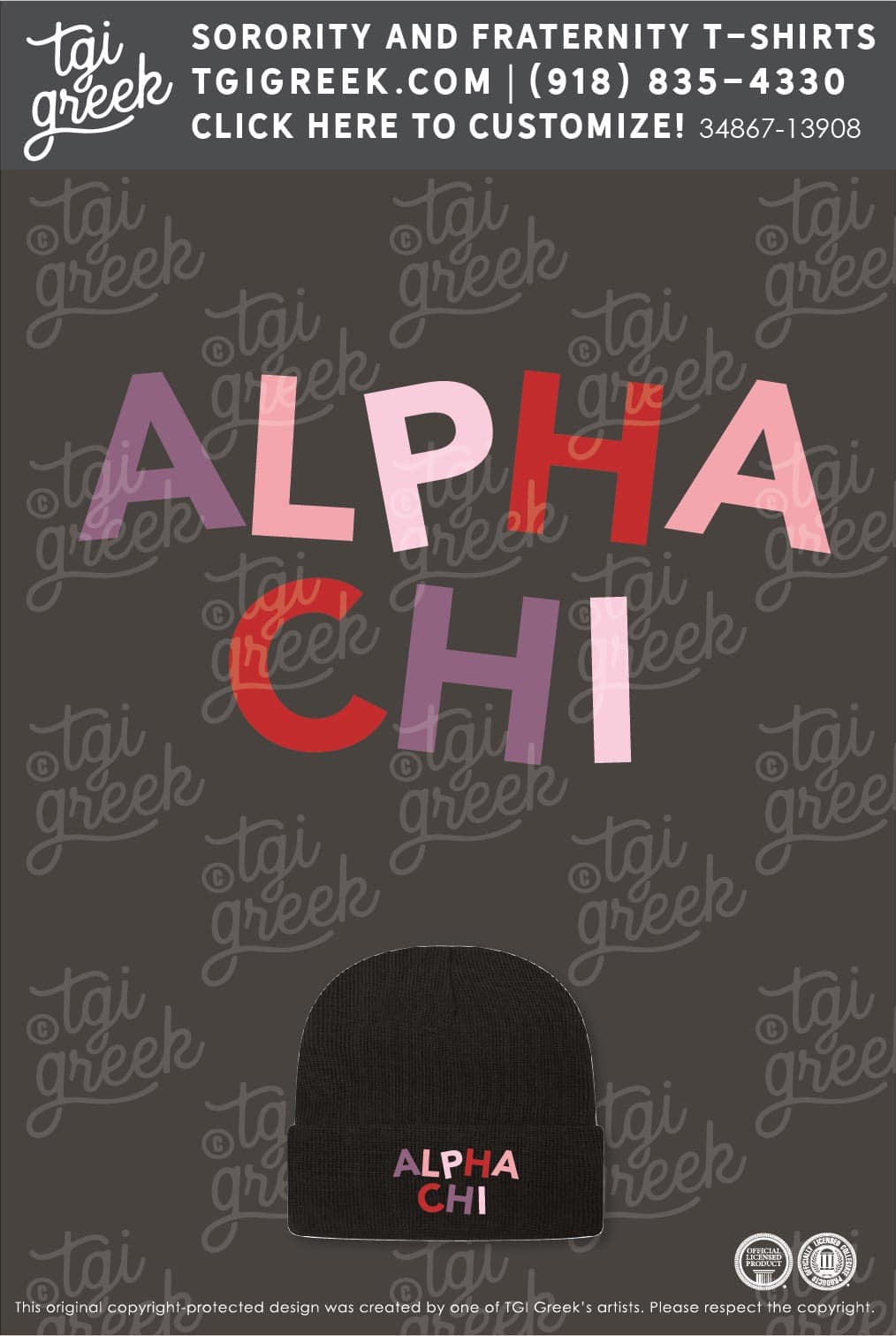 Alpha Chi Omega- TGI Jan Live Sale