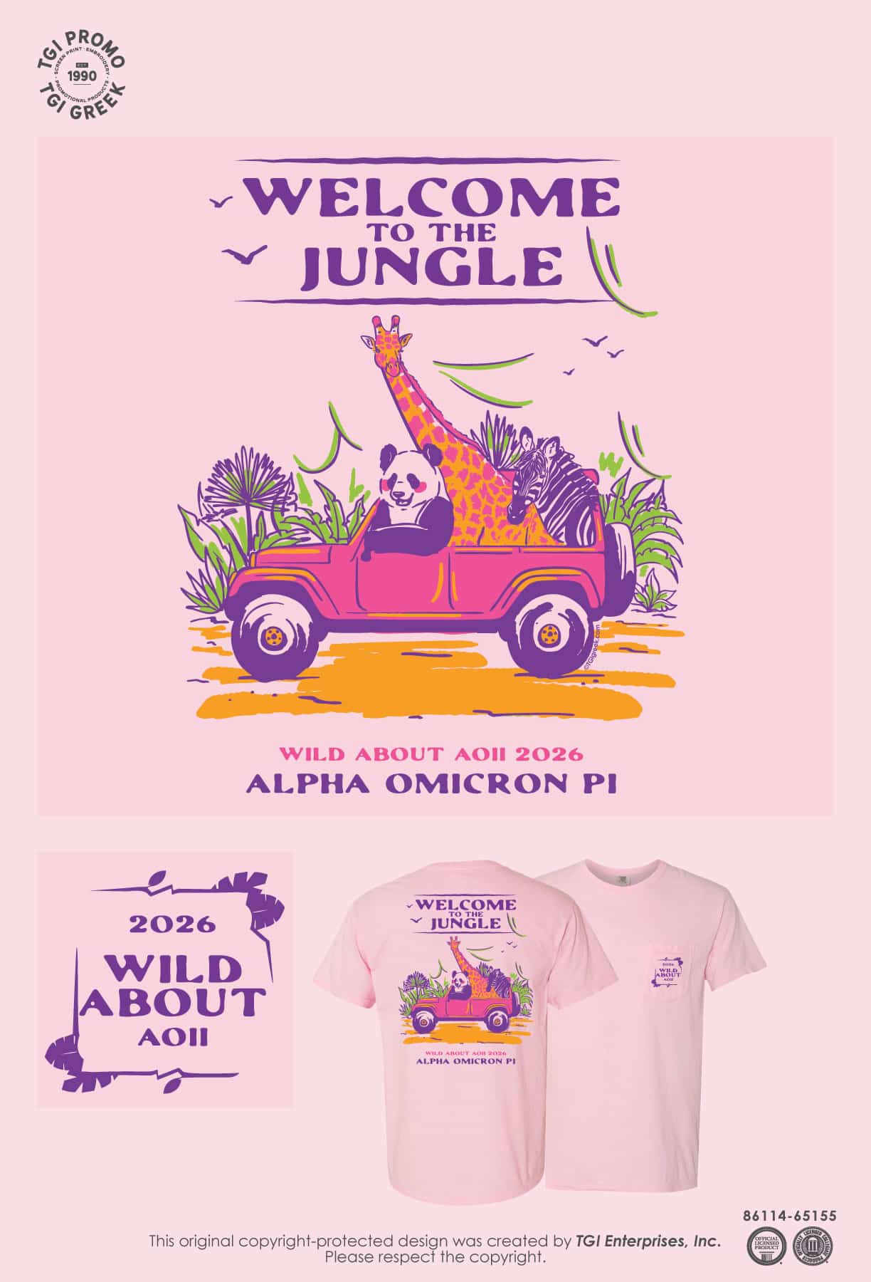 Alpha Omicron Pi – TROY Jungle Date Party