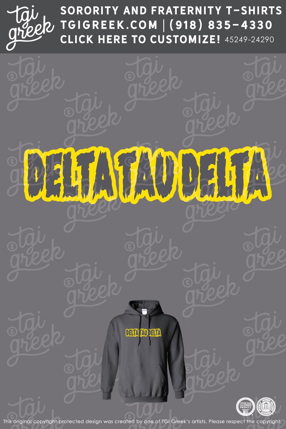 Delta Tau Delta – NAZU Fall Hoodie