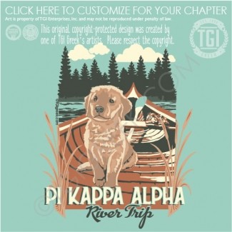 TGI-Pi Kappa Alpha Canoe Puppy
