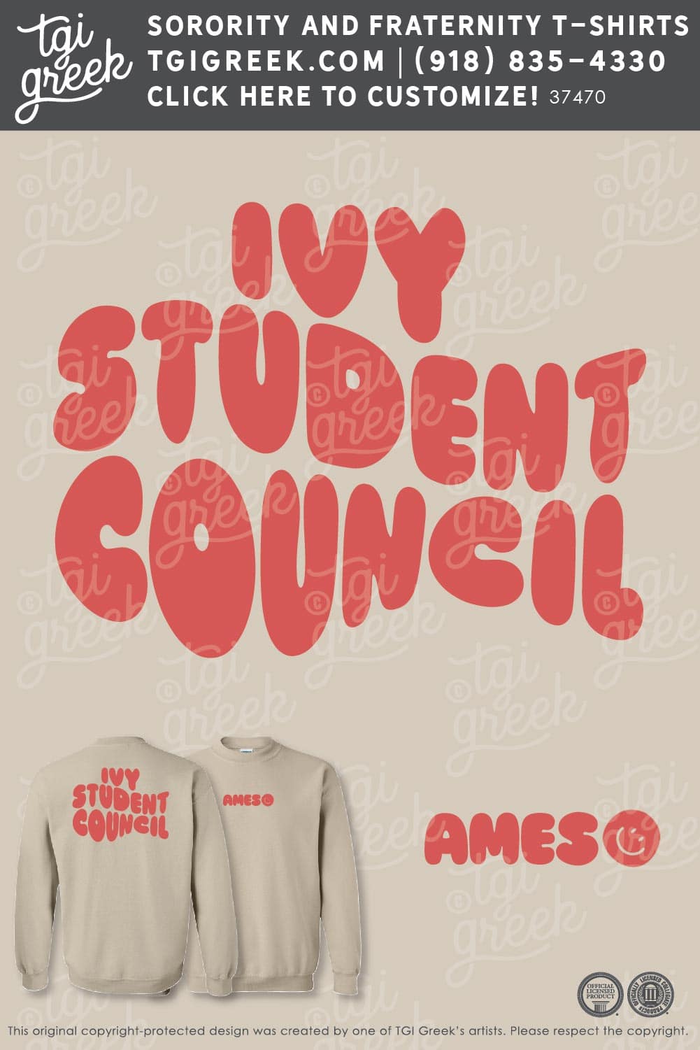 IASU – Ivy Student Council Sweatshirt