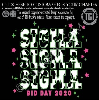 Sigma Sigma Sigma – bid Day