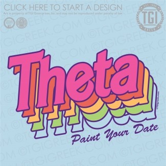 Kappa Alpha Theta-TU Paint Your Date