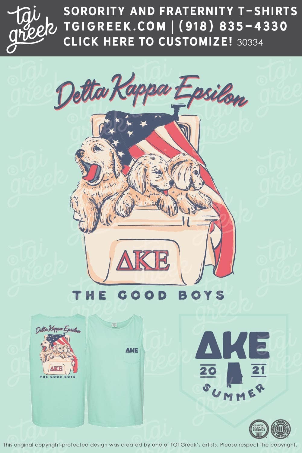 Delta Kappa Epsilon – TROY Summer Tank