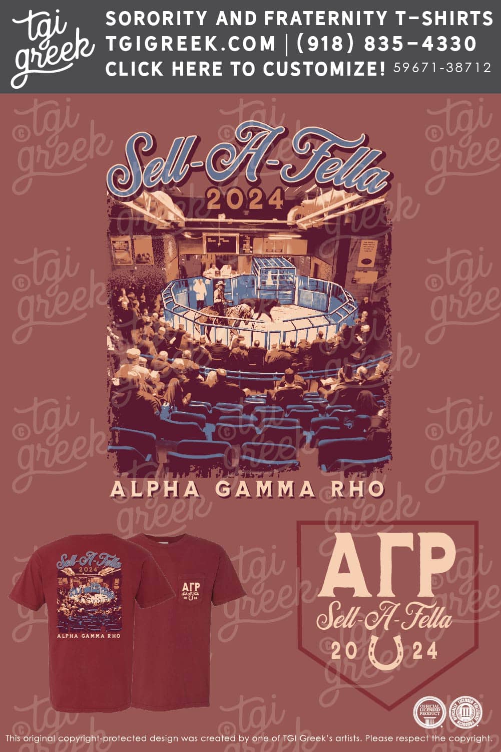 Alpha Gamma Rho KSU Sell-A-Fella 2023: Limited Edition Gear