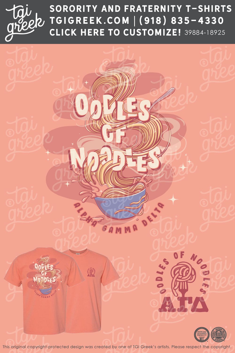 TGI – Alpha Gamma Delta Noodles Philanthropy