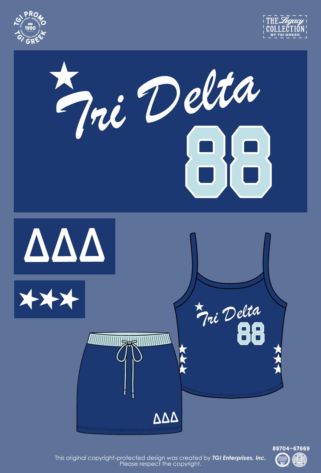 Delta Delta Delta – TGI Greek New Stock Set