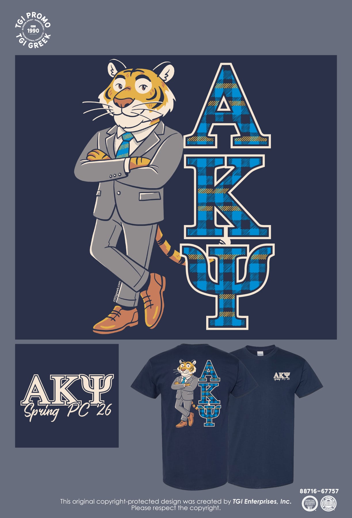 Alpha Kappa Psi – MIZZ Spring Class Shirt