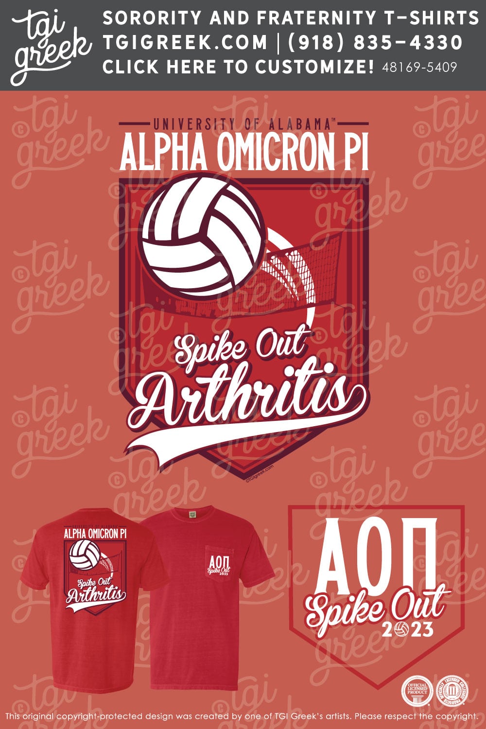 Alpha Omicron Pi – UAH Spike Out Arthritus