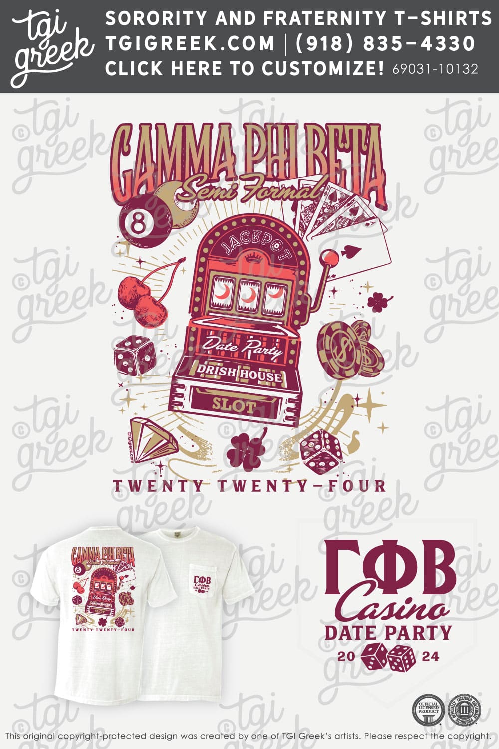 Gamma Phi Beta – UAL Casino Date Party