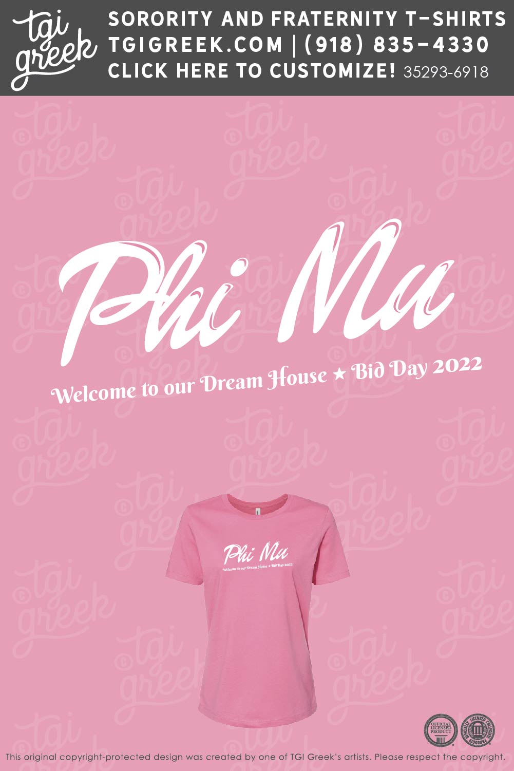 Phi Mu – Bid Day