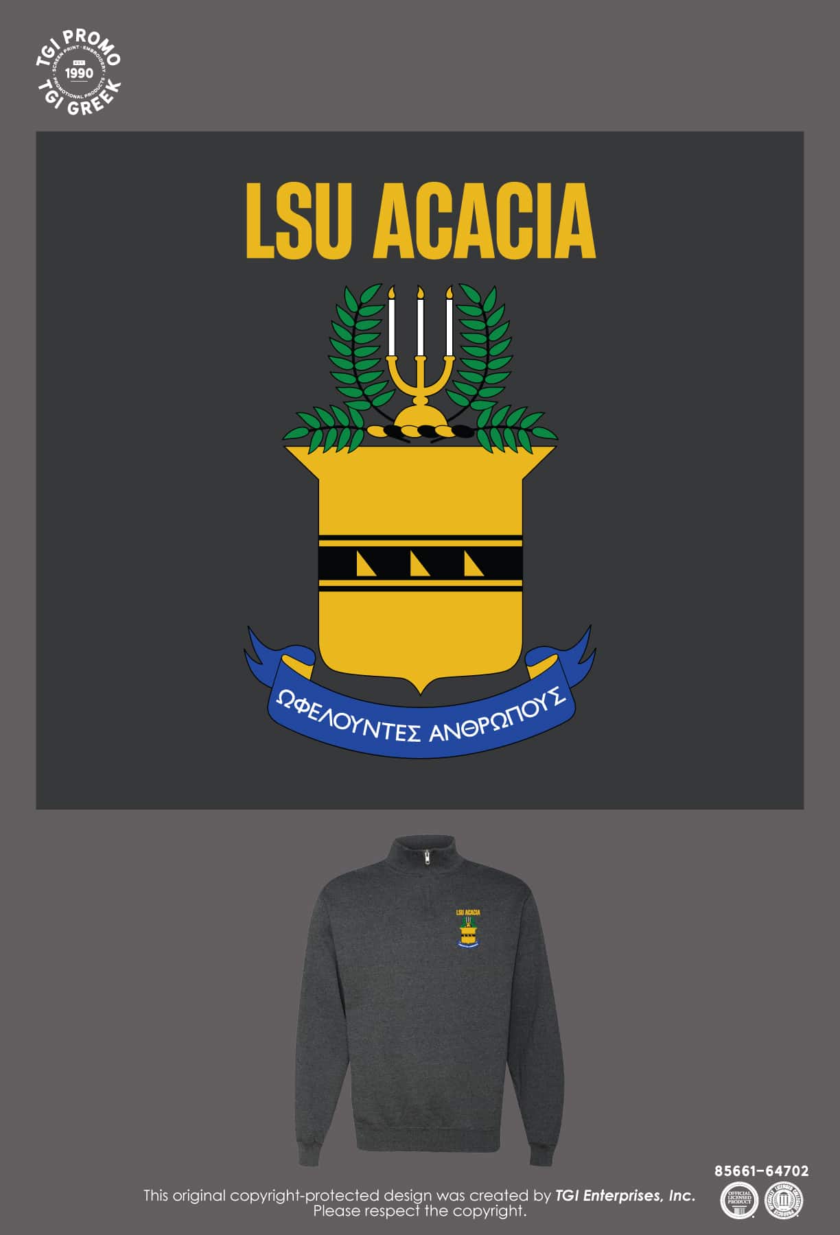 Acacia – LSU Quarter Zips