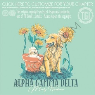 TGI – Alpha Gamma Delta Moms Day Wildflower Pups