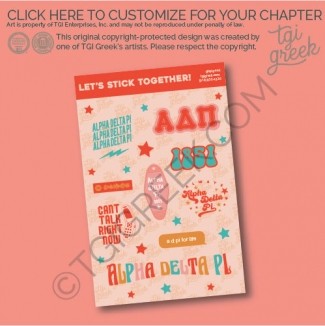 Alpha Delta Pi – Sticker Sheet