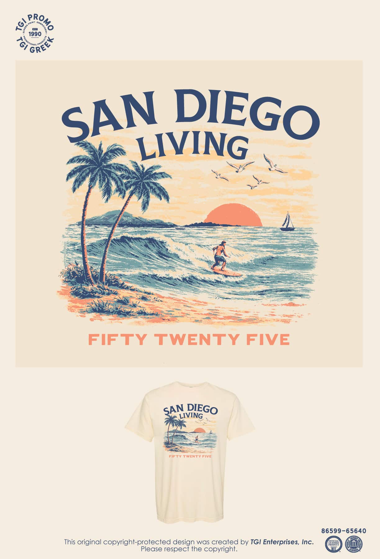 Cardinal Group Management – Fifty Twenty Five Beach Tees