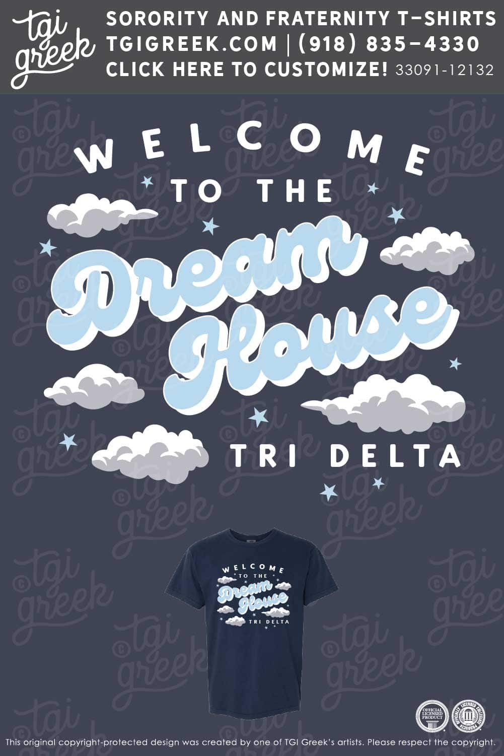 Delta Delta Delta – TU Dream Shirts