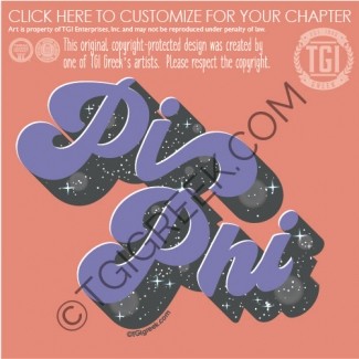 TGI-Pi Beta Phi groovy word space