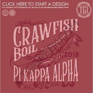 TGI-Pi Kappa Alpha crawfish Boil Red