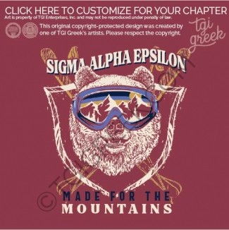 Sigma Alpha Epsilon – snow Bear