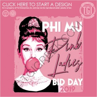 TGI-Phi Mu Pink Ladies Bid Day