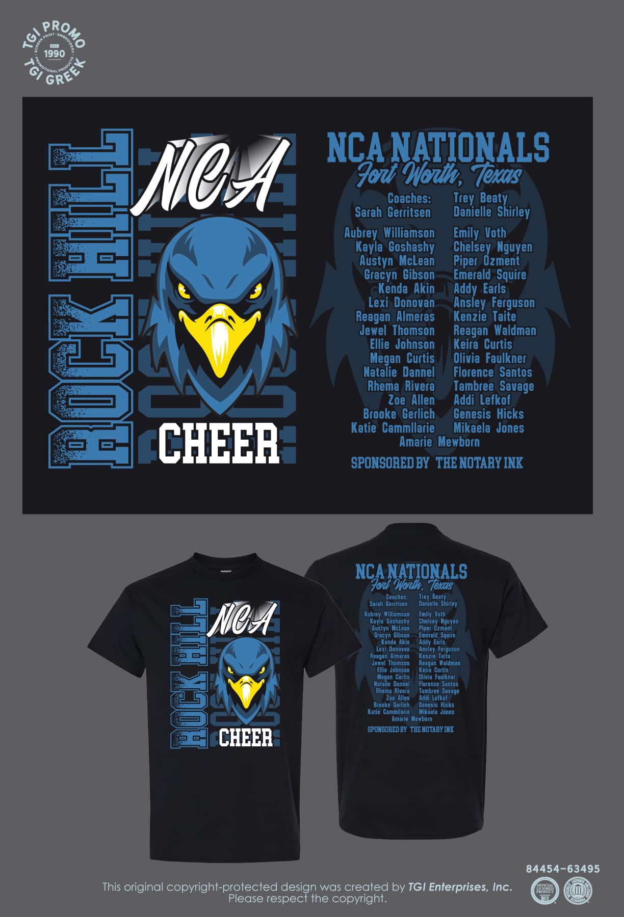 Prosper Rock Hill High School – NCA Team Shirt
