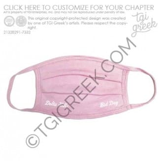 Delta Delta Delta – KU bid Day Mask