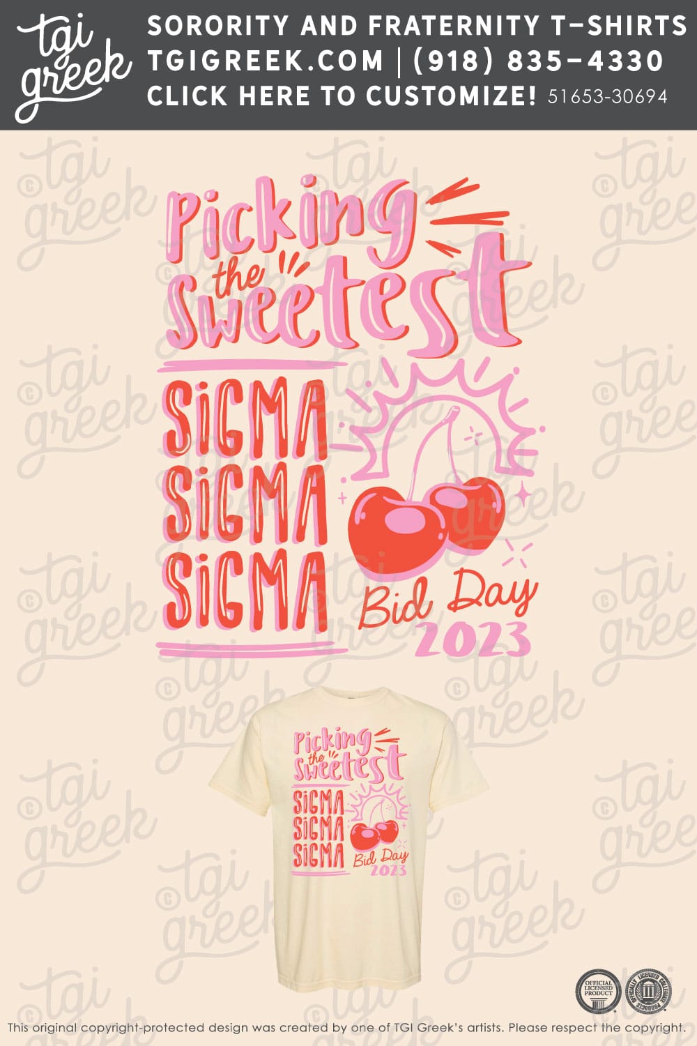 TGI – Sigma Sigma Sigma Bid Day Cherries