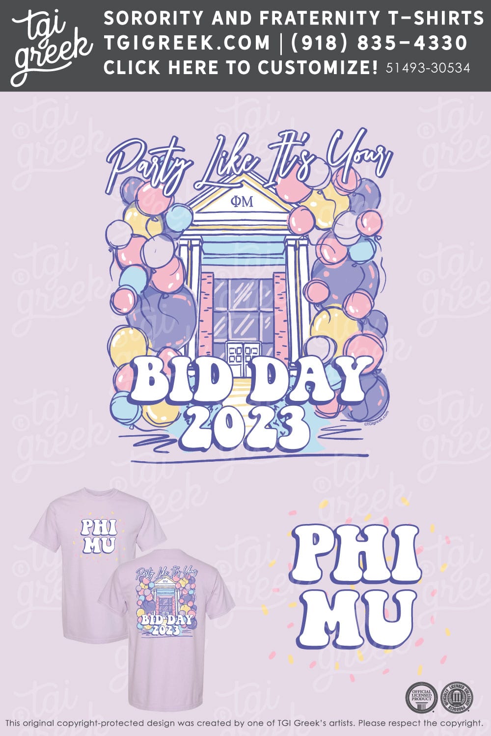 Phi Mu – USAL Bid Day