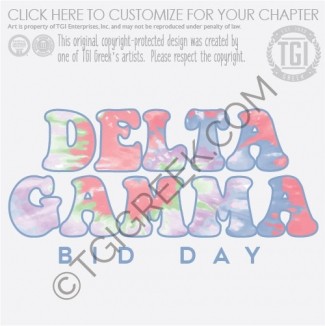 TGI Marketing Bid Tie Dye