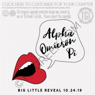 Alpha Omicron Pi – BSC big Little Reveal