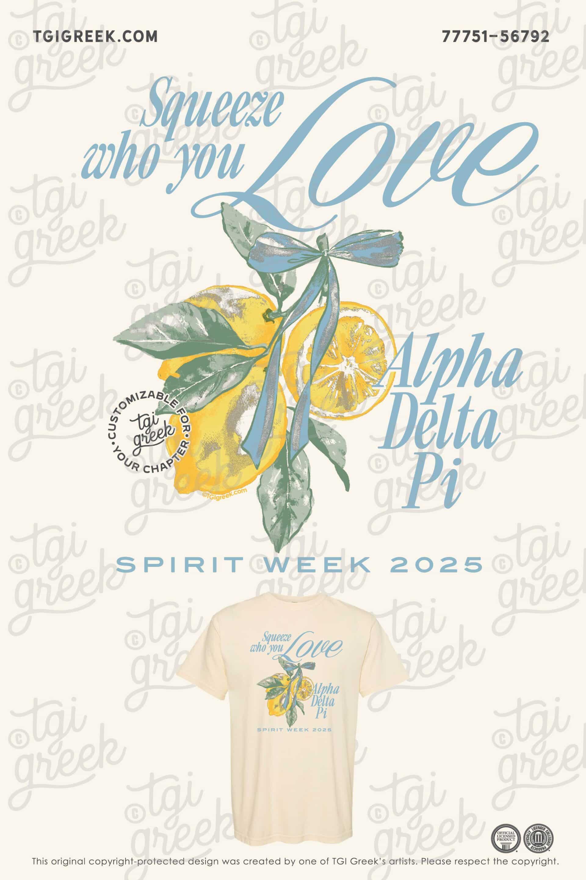 Alpha Delta Pi – TROY Spirit Week Yellow