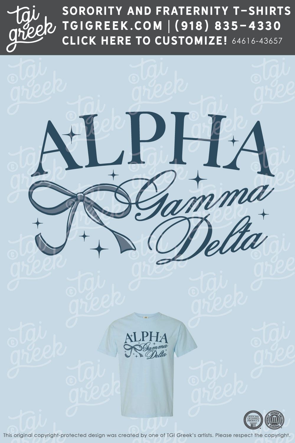 Alpha Gamma Delta – TXSU PR Week Bow