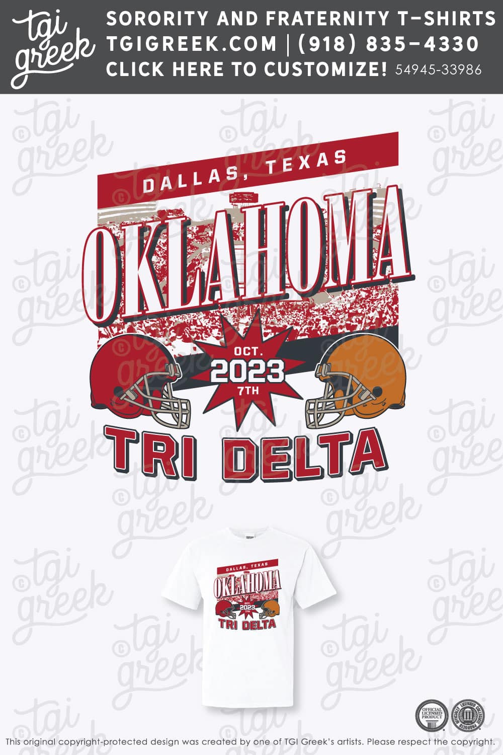 Delta Delta Delta – OU OU TX Sweatshirt