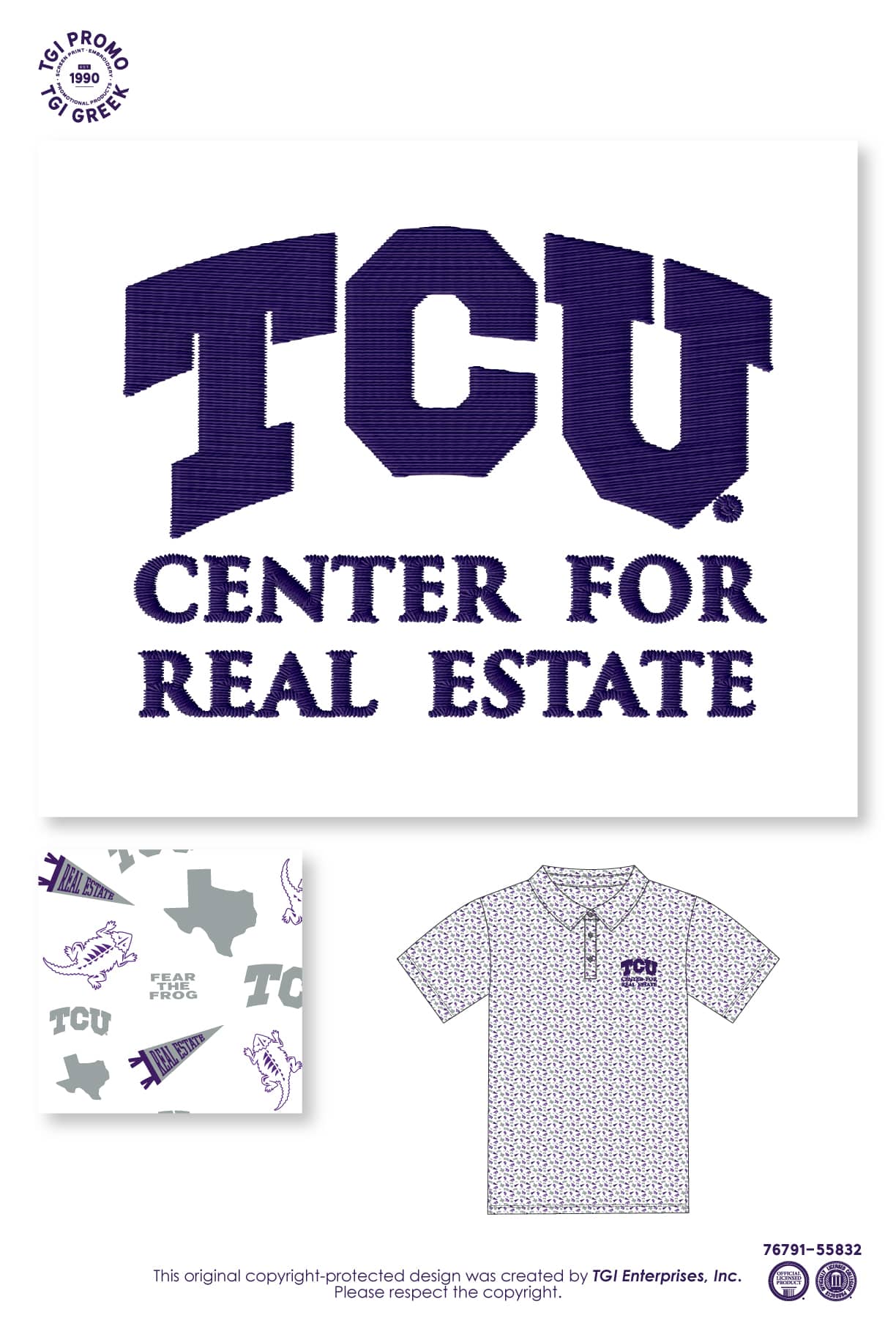 Texas Christian University – Real Estate Polos