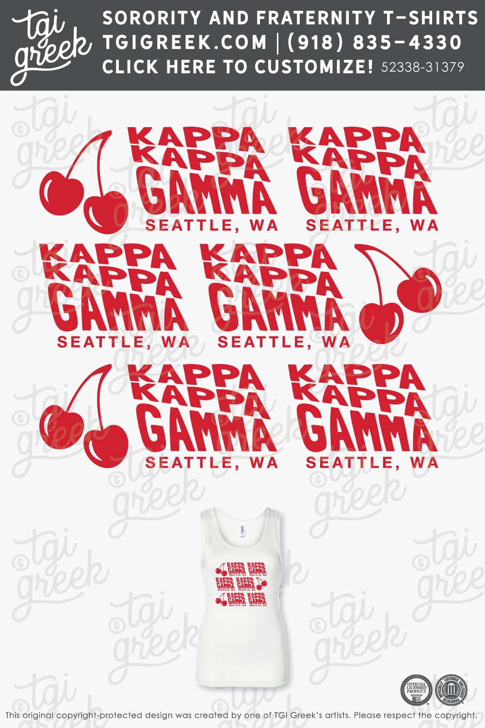 Kappa Kappa Gamma – UWA Summer Tank