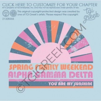 Alpha Gamma Delta – OU spring family weekend sun
