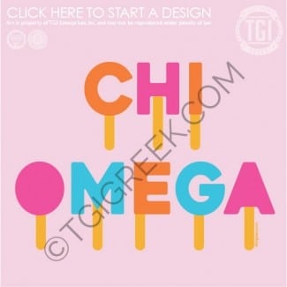 TGI-Chi Omega Popsicle
