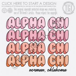 Alpha Chi Omega-OU 4.0 Shirts