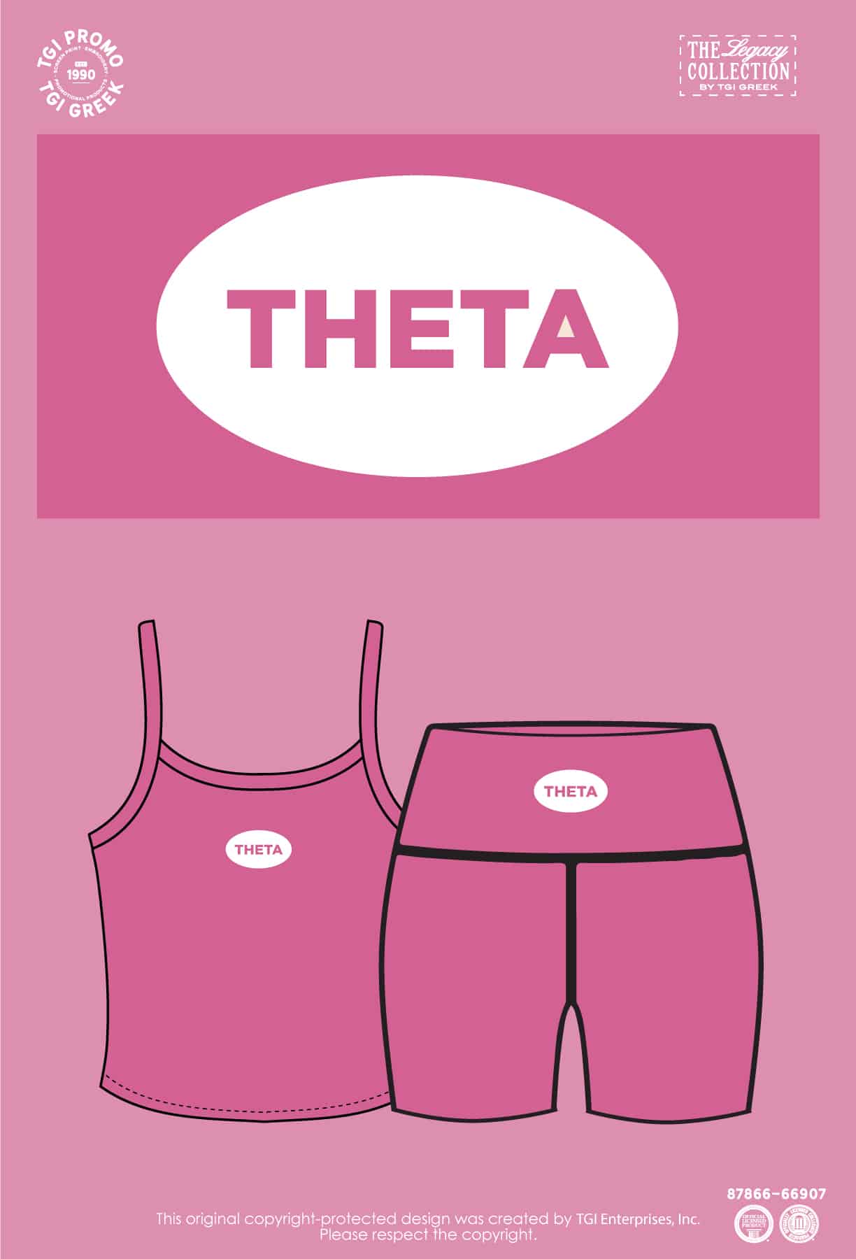 Kappa Alpha Theta – IUB PR Shorts Set