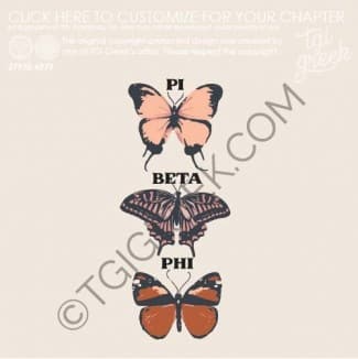 Pi Beta Phi – OU spring pr butterfly