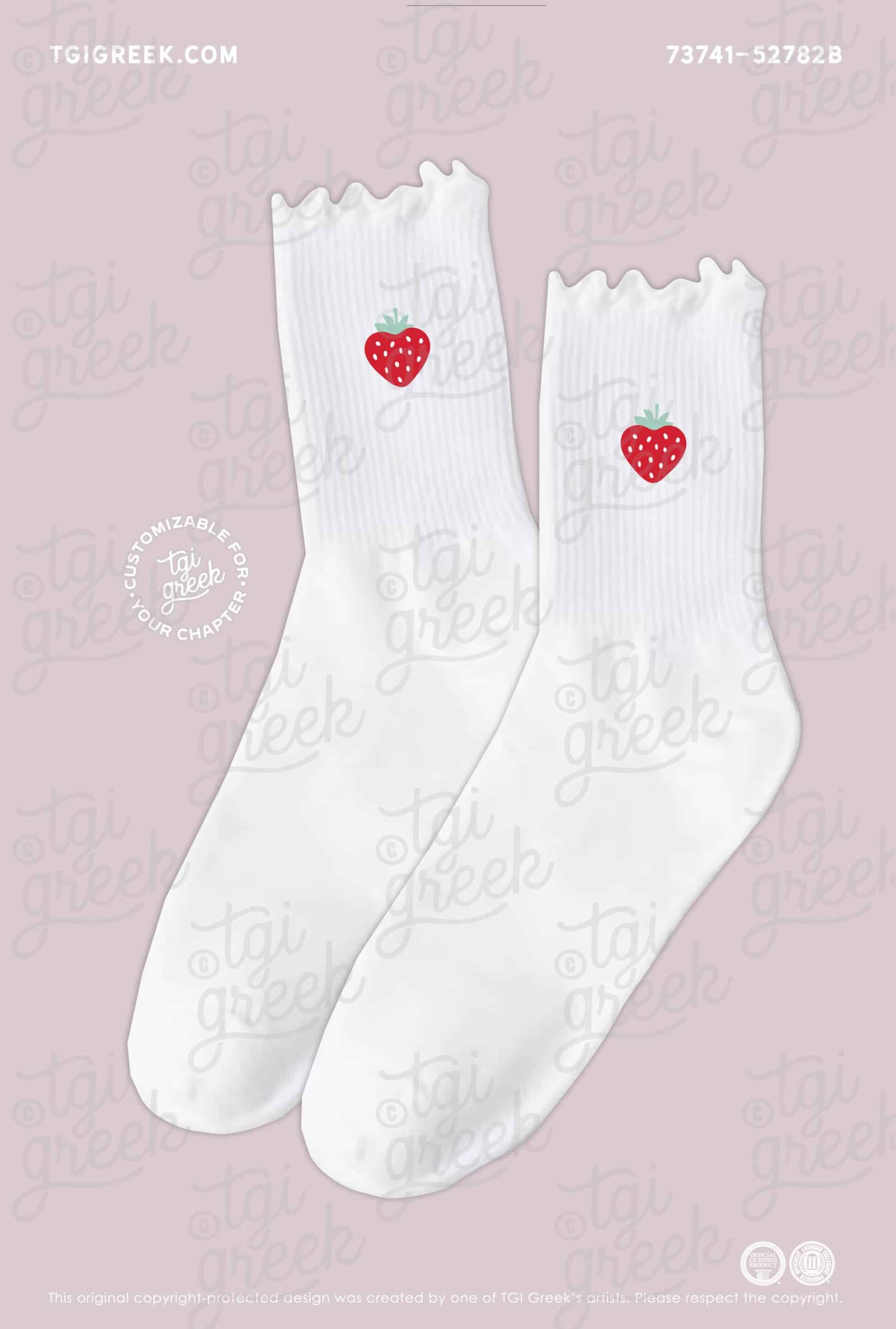 TGI Greek – Ruffle Socks