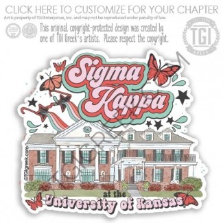 Sigma Kappa – bid Day Sticker