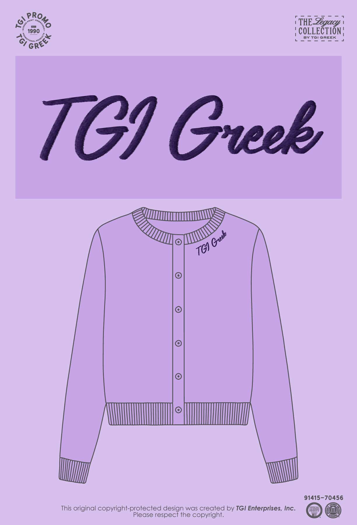 TGI Greek – Employee Cardigans