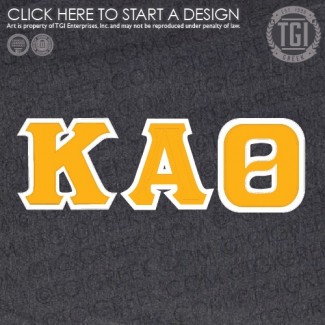 Kappa Alpha Theta-OU Bid Day Applique
