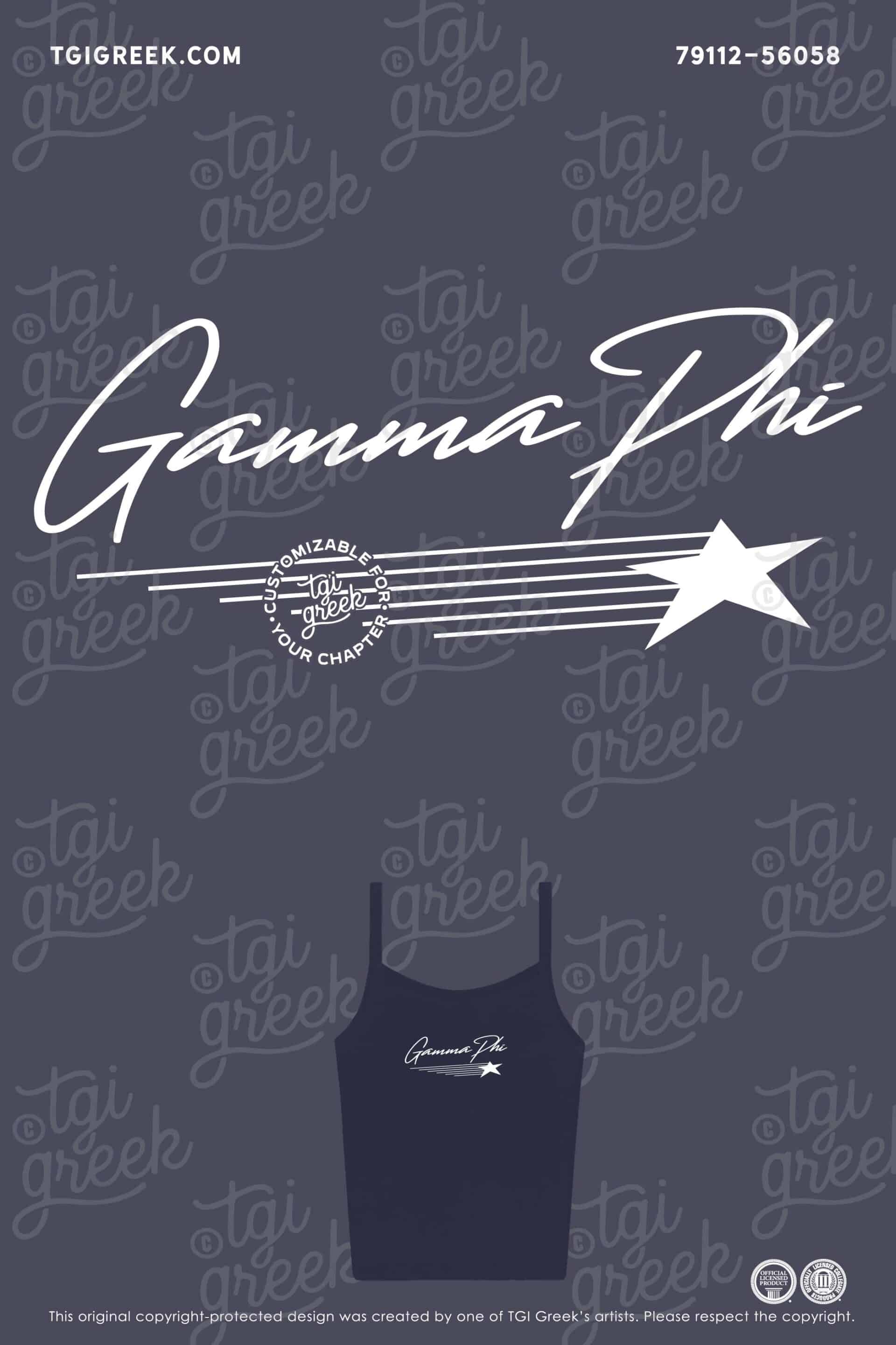 Gamma Phi Beta – PURD Fall PR Tank
