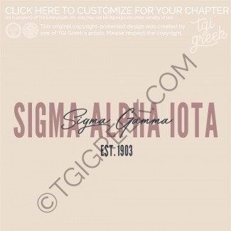 Sigma Alpha Iota – TU annual Shirt