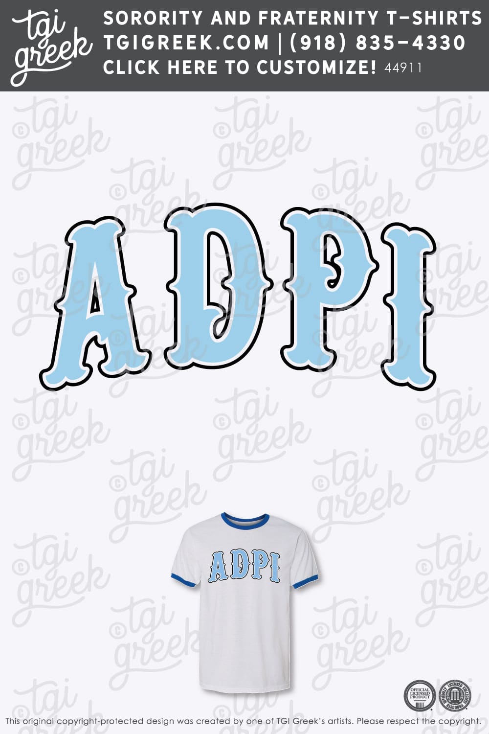 Alpha Delta Pi – TULA Recruitment Jersey