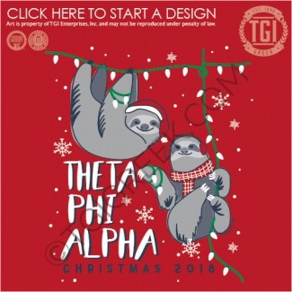 Theta Phi Alpha-CSU Christmas T-shirt