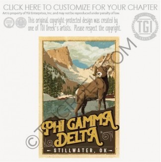 Phi gamma delta – OSU pr Postcard